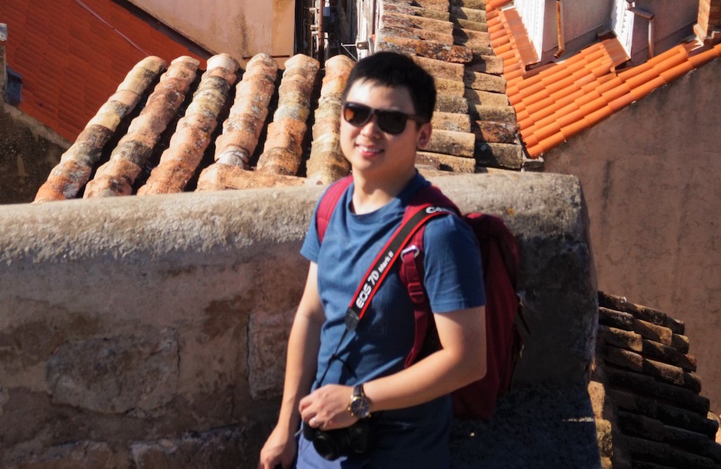 Photo of Siqi Wei in Dubrovnik, Croatia.